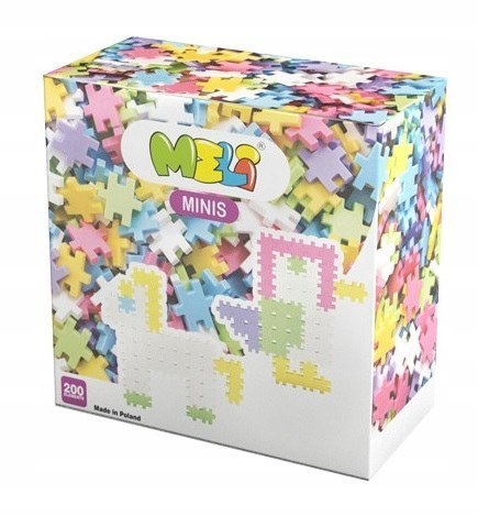 Klocki Meli Minis 200 el. Mozaika Pastel Mozaiki