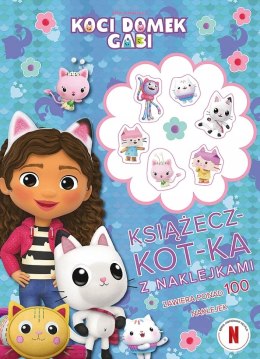 Koci Domek Gabi Książecz-kot-ka z naklejkami Trefl 100 Naklejek Zadania