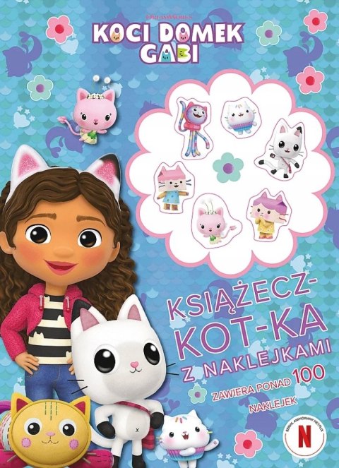 Koci Domek Gabi Książecz-kot-ka z naklejkami Trefl 100 Naklejek Zadania