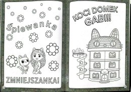 Koci Domek Gabi Książecz-kot-ka z naklejkami Trefl 100 Naklejek Zadania