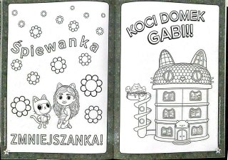 Koci Domek Gabi Książecz-kot-ka z naklejkami Trefl 100 Naklejek Zadania