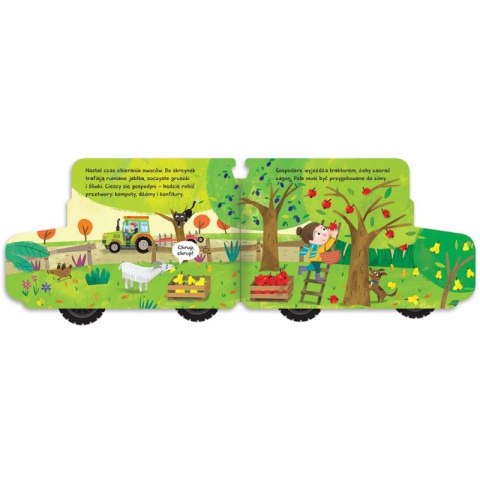 Książeczka Świat na kółkach Traktor Ciągnik Aksjomat