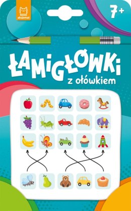 Łamigłówki z ołówkiem 7+ Książeczka turkusowa Aksjomat