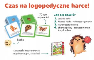 Leśne harce Zabawy logopedyczne Kapitan Nauka Gimnastyka buzi ciała języka