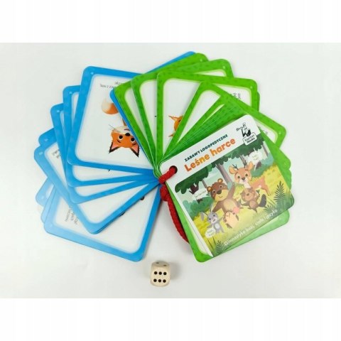 Leśne harce Zabawy logopedyczne Kapitan Nauka Gimnastyka buzi ciała języka