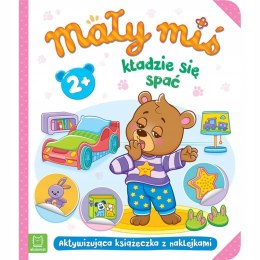 Mały Miś Kładzie się Spać Książeczka z Naklejkami Aksjomat
