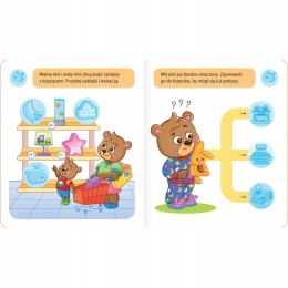 Mały Miś Kładzie się Spać Książeczka z Naklejkami Aksjomat