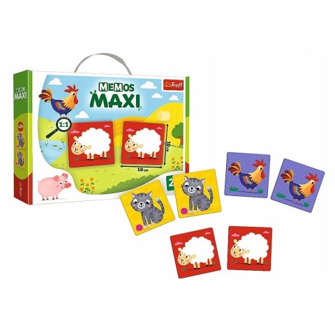 Memos Maxi Zwierzęta na farmie Trefl Memory