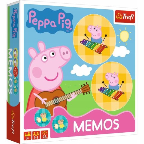 Memos Memory Świnka Peppa Gra Pamięciowa Pamięć Trefl