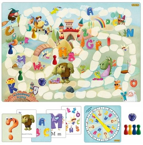 Moja Pierwsza Planszówka w Literkowej Krainie 4+