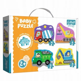 Moje Pierwsze Puzzle Pojazdy na Budowie Trefl 2+