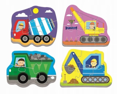 Moje Pierwsze Puzzle Pojazdy na Budowie Trefl 2+