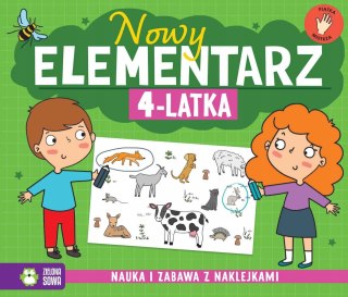 Nowy elementarz 4-latka Zabawa z Naklejkami 4+