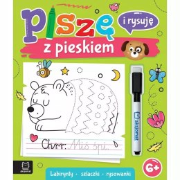 Piszę i rysuję z pieskiem Labirynty, szlaczki, rysowanki + pisak Aksjomat