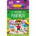 Przygody Pinokia Malowanka z Pisakiem Wodnym Bajki Kolorowanka Aksjomat