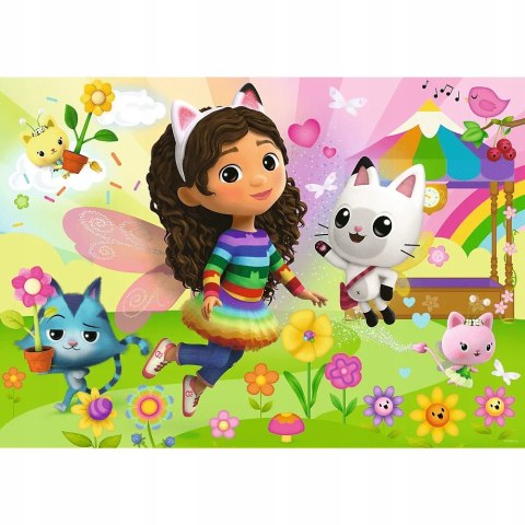 Puzzle 100 Brokatowa Gabby Koci Domek Gabi 14832 Trefl Brokatowe
