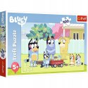 Puzzle 100 elementów Bluey Blue 16471 Wesoły świat Bluey Trefl