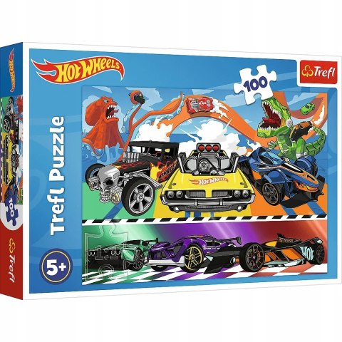 Puzzle 100 elementów Hot Wheels 16466 Trefl