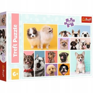 Puzzle 160 elementów Psia przyjaźń 15412 Trefl