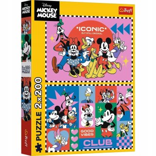 Puzzle 2x200 elementów Czas z przyjaciółmi Disney Trefl 13319