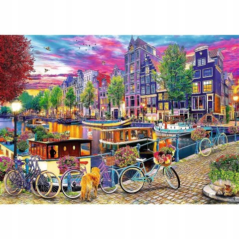 Puzzle 2x500 elementów Europejskie stolice 37496 Trefl 2w1