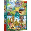 Puzzle 2x500 elementów Letni relaks 37497 Trefl 2w1