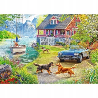Puzzle 2x500 elementów Letni relaks 37497 Trefl 2w1