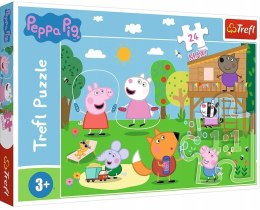 Puzzle 24 Maxi Świnka Peppa na Polanie 14342 Trefl
