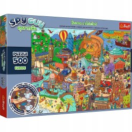 Puzzle 500 elementów Spy Guy Europa Trefl Lost Items