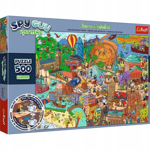 Puzzle 500 elementów Spy Guy Europa Trefl Lost Items