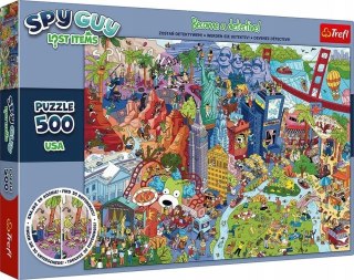 Puzzle 500 elementów Spy Guy USA Trefl Lost Items