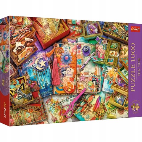 Puzzle Premium 1000 elementów Biurko dziennikarza 10849 Trefl
