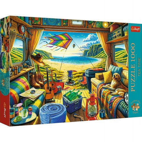 Puzzle Premium 1000 elementów Kamperem w podróży 10851 Trefl