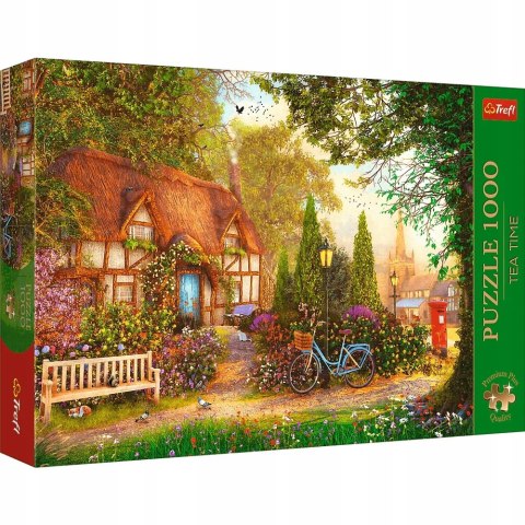 Puzzle Premium Plus 1000 elementów Domek pod strzechą 10803 Trefl