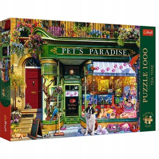 Puzzle Premium Plus 1000 elementów Raj dla zwierząt 10841 Trefl