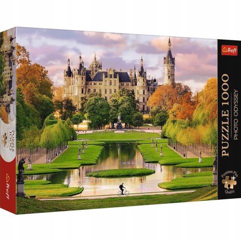 Puzzle Premium Plus 1000 elementów Zamek w Schwerinie Niemcy 10814 Trefl
