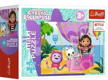 Puzzle Trefl 20 Elementów minimaxi 21157 Dzien Gabi