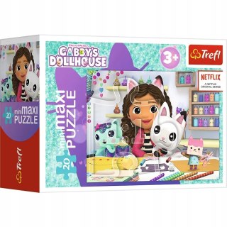 Puzzle Trefl 20 elementów minimaxi Koci Domek Gabi 20 el. 3+ Trefl 21156