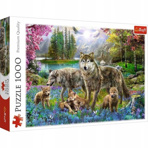 Puzzle Wilcza Rodzina 1000 elementów Trefl 10558