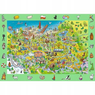 Puzzle obserwacyjne Spy Guy 100 elementów Polska Trefl