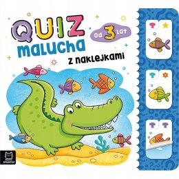 Quiz malucha z naklejkami od 3 lat Naklejki Aksjomat