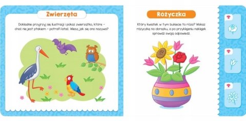 Quiz malucha z naklejkami od 3 lat Naklejki Aksjomat