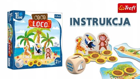 Trefl Coco Loco Pierwsza gra planszowa 2.5 +
