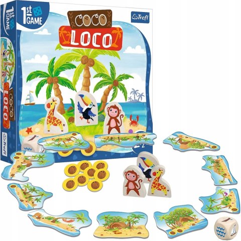 Trefl Coco Loco Pierwsza gra planszowa 2.5 +