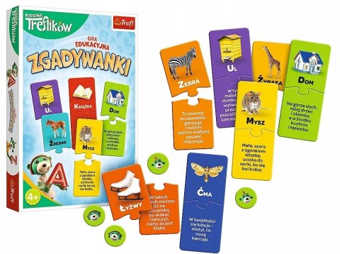 Trefl Gra Edukacyjna Treflików Zagadkowy Alfabet