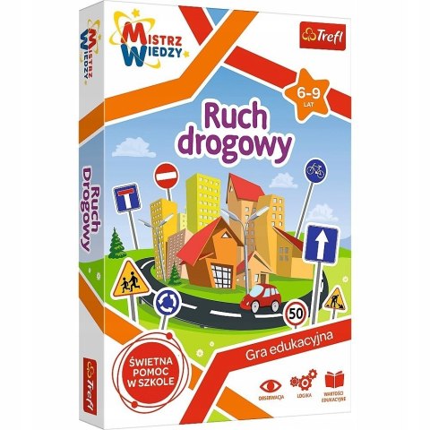 Trefl Ruch drogowy Mistrz Wiedzy Gra Edukacyjna