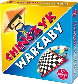 Warcaby i Chińczyk 2w1 Gra Planszowa Kukuryku