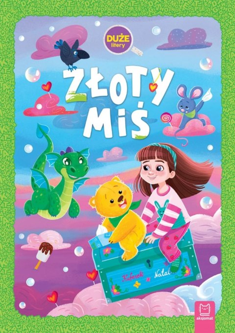 Złoty Miś Duże litery Oprawa twarda Aksjomat Pierwsze Czytanki