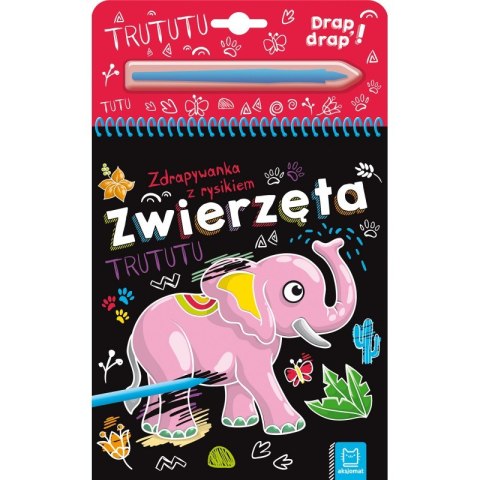 Zwierzęta Zdrapywanka z rysikiem Wydrapywanka Aksjomat