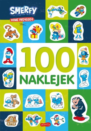 100 naklejek Nowe przygody Smerfy Książeczka z Naklejkami Harperkids